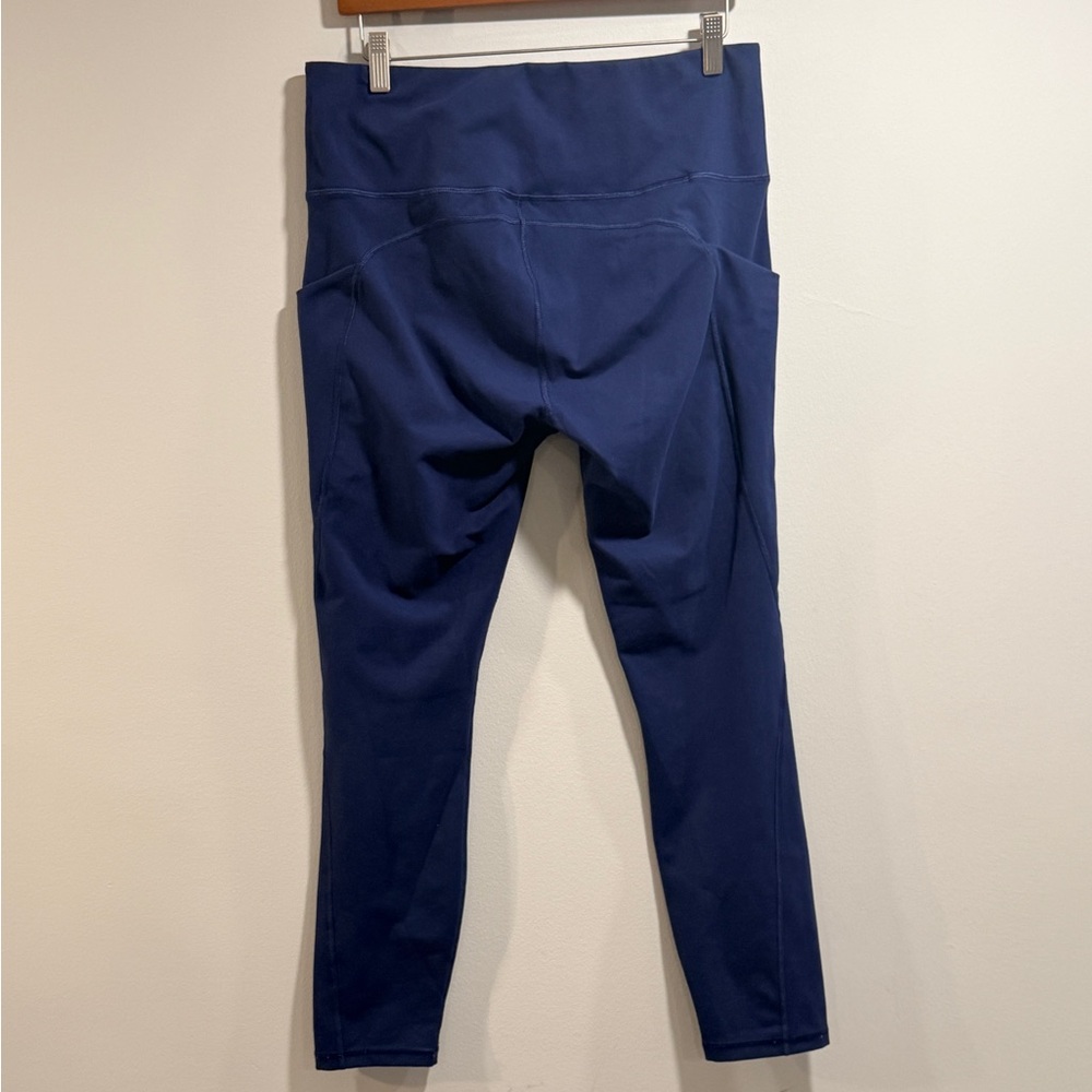 No Brand Women's Dark Blue High-Waisted Athletic Leggings Size‎ XL - Picture 3 of 9
